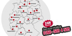 falschgetankt-soforthilfe-falsch-getankt-notdienst-deutschlandkarte-telefonnummer Servicegebiet ganz Deutschland Karte mit Telefonnummer 01605054505 und website www.falschtanken24.de